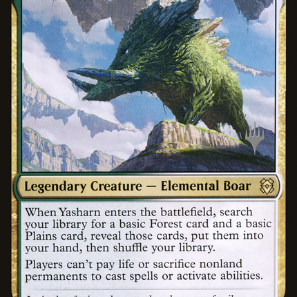Yasharn, Implacable Earth [Zendikar Rising Promos]