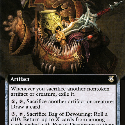 Bag of Devouring (Extended Art) [Forgotten Realms Commander]