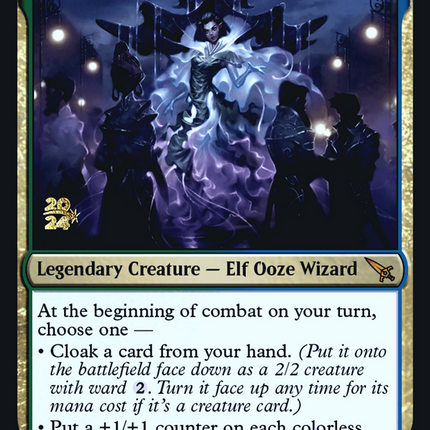 Vannifar, Evolved Enigma [Murders at Karlov Manor Promos] Prerelease Foil