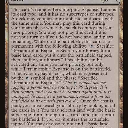 Terramorphic Expanse [Secret Lair Drop] Foil