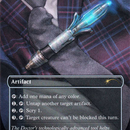 Sonic Screwdriver (Borderless) [Secret Lair Drop]