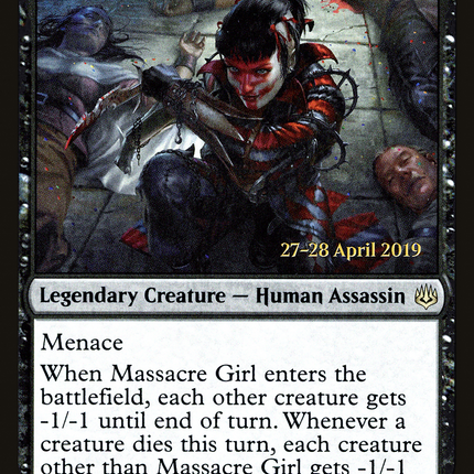 Massacre Girl [War of the Spark Promos] Prerelease Foil
