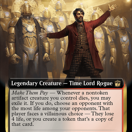 The Master, Gallifrey's End (Extended Art) [Doctor Who] Surge Foil