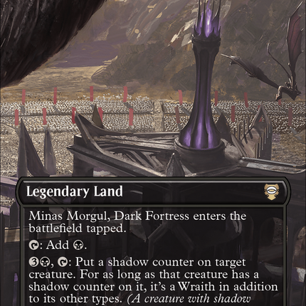 Minas Morgul, Dark Fortress (Borderless) [Tales of Middle-earth Commander] Surge Foil