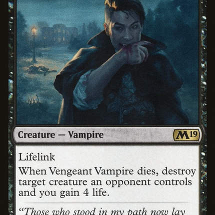 Vengeant Vampire [M19 Gift Pack] Foil
