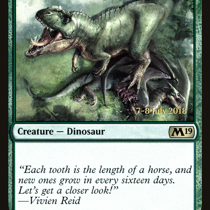Gigantosaurus [Core Set 2019 Promos] Prerelease Foil