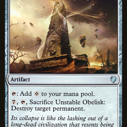 Unstable Obelisk [Commander 2017]