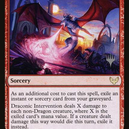 Draconic Intervention [Strixhaven: School of Mages Promos]