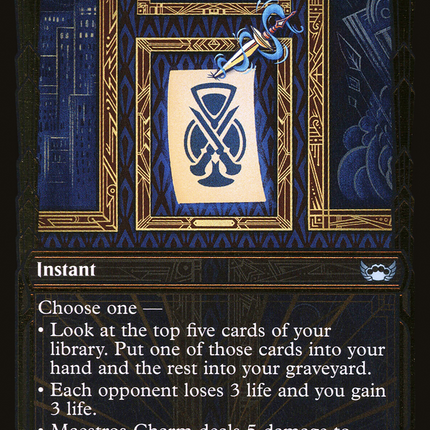 Maestros Charm (Showcase) [Streets of New Capenna] Gilded Foil