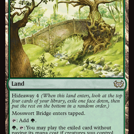 Mosswort Bridge [Duskmourn: House of Horror Commander]