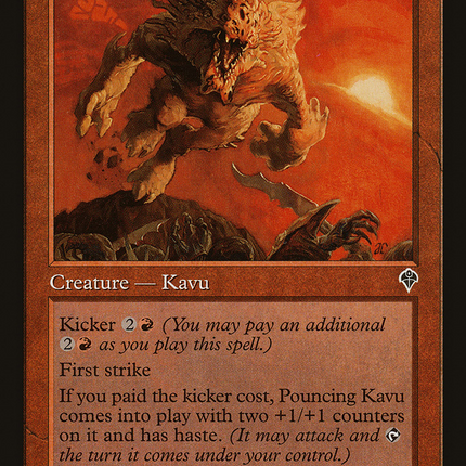 Pouncing Kavu [Invasion]