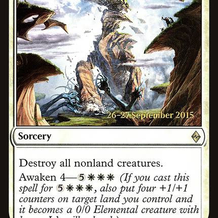 Planar Outburst [Battle for Zendikar Promos] Prerelease Foil
