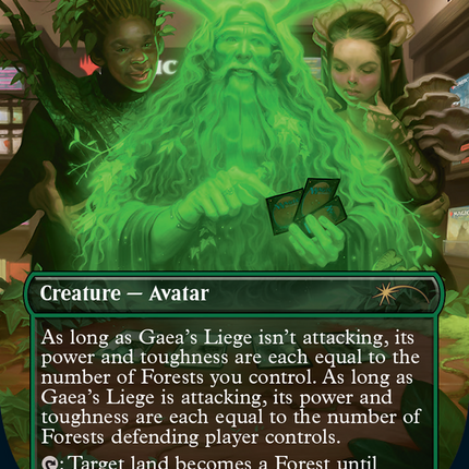 Gaea's Liege (Borderless) [Wizards Play Network 2024] Foil