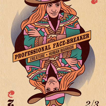 Professional Face-Breaker (Borderless) [Secret Lair Drop]