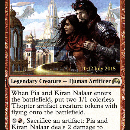 Pia and Kiran Nalaar [Magic Origins Promos] Prerelease Foil