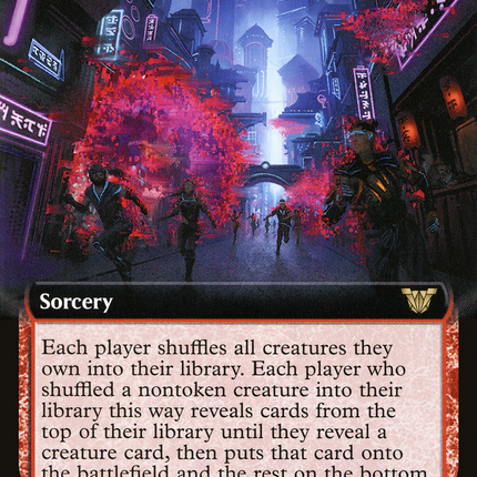 Collision of Realms (Extended Art) [Neon Dynasty Commander]