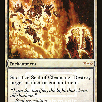 Seal of Cleansing [Friday Night Magic 2005] Foil