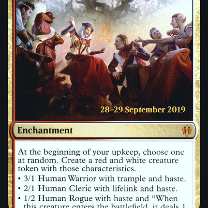 Outlaws' Merriment [Throne of Eldraine Promos] Prerelease Foil