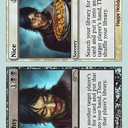 Naughty // Nice [Happy Holidays] Foil
