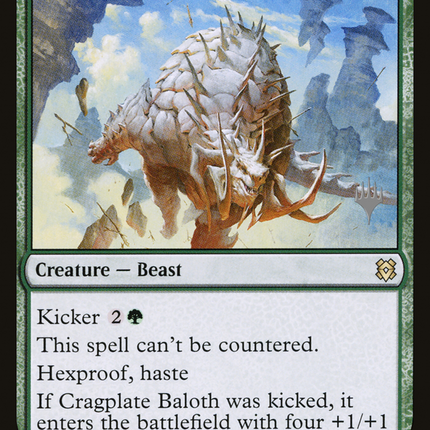 Cragplate Baloth [Zendikar Rising Promos]
