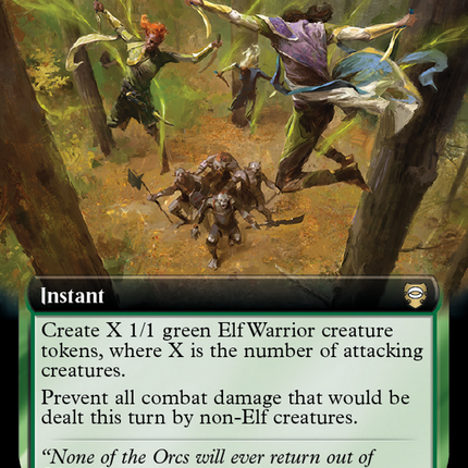 Galadhrim Ambush (Extended Art) [Tales of Middle-earth Commander] Foil