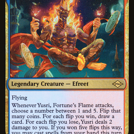 Yusri, Fortune's Flame [Modern Horizons 2] Bundle Foil