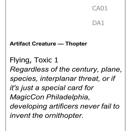 Phyrexian Ornithopter [Unknown Event]