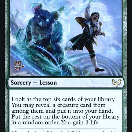 Basic Conjuration (lesson) [Strixhaven: School of Mages Promos] Prerelease Foil