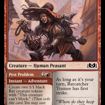 Ratcatcher Trainee // Pest Problem [Wilds of Eldraine]