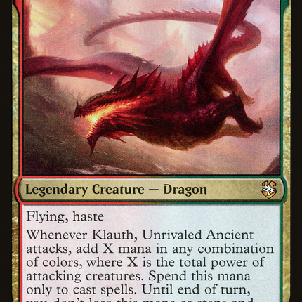 Klauth, Unrivaled Ancient [Forgotten Realms Commander] Foil