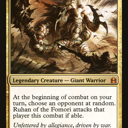 Ruhan of the Fomori [Commander 2011]
