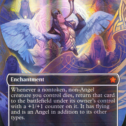 Valkyrie's Call (Borderless) [Foundations] Mana Foil