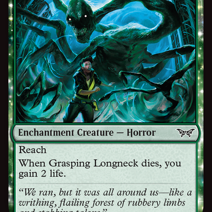 Grasping Longneck [Duskmourn: House of Horror] Foil