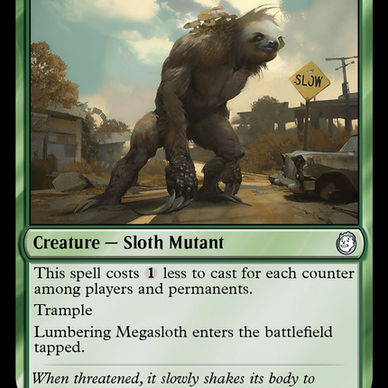 Lumbering Megasloth [Fallout] Surge Foil