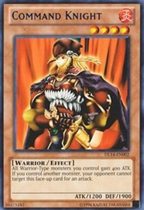 Command Knight (Blue) [DL14-EN002] Rare