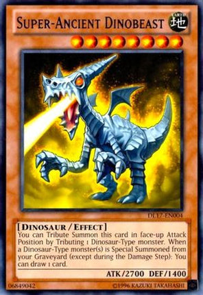 Super-Ancient Dinobeast (Blue) [DL17-EN004] Rare
