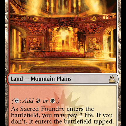 Sacred Foundry [Ravnica Remastered]