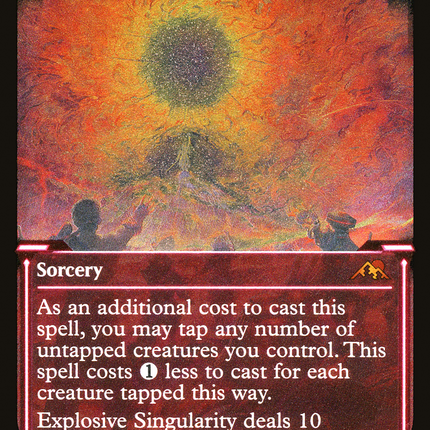 Explosive Singularity (Showcase) [Kamigawa: Neon Dynasty] Etched Foil