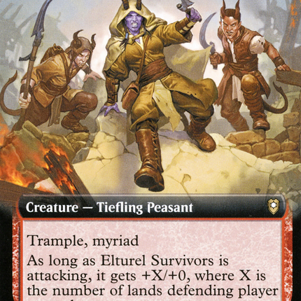 Elturel Survivors (Extended Art) [Commander Legends: Battle for Baldur's Gate]
