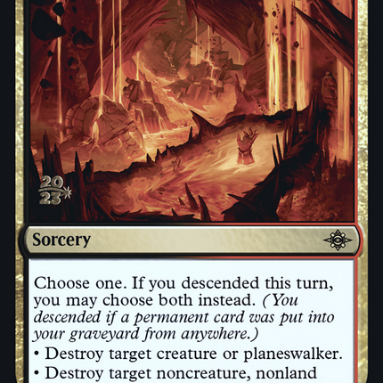 Molten Collapse [The Lost Caverns of Ixalan Promos] Prerelease Foil