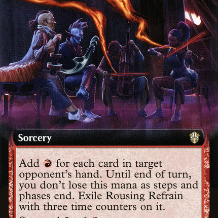 Rousing Refrain (Extended Art) [Commander 2021]