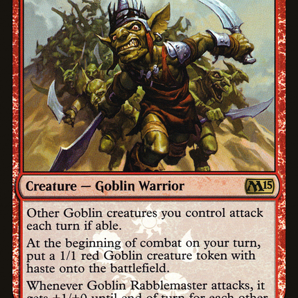 Goblin Rabblemaster [Magic 2015 Promos] Foil