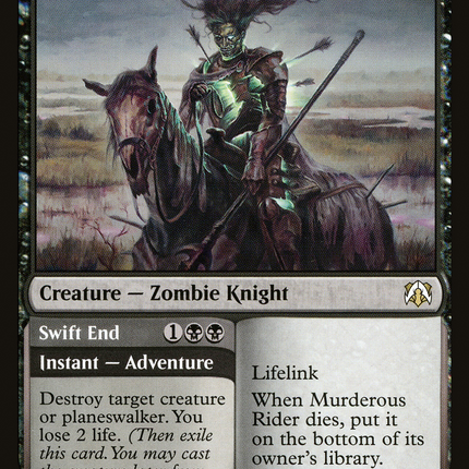 Murderous Rider // Swift End [March of the Machine Commander]