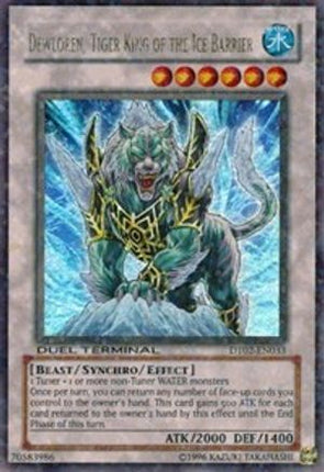 Dewloren, Tiger King of the Ice Barrier [DT02-EN033] Ultra Rare