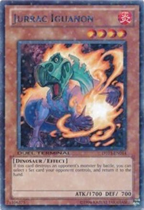 Jurrac Iguanon [DT03-EN014] Duel Terminal Rare Parallel Rare Limited