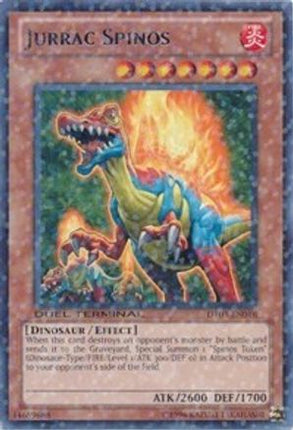 Jurrac Spinos [DT03-EN016] Duel Terminal Rare Parallel Rare Limited