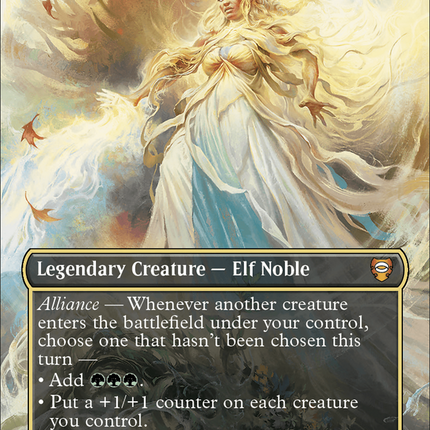 Galadriel, Light of Valinor (Borderless) [Tales of Middle-earth Commander] Surge Foil
