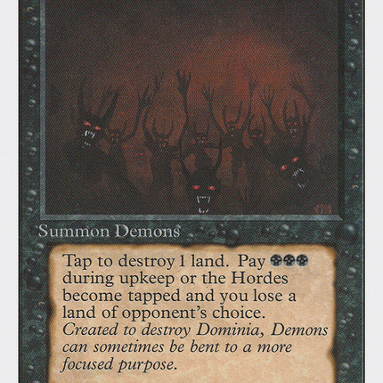 Demonic Hordes [Unlimited Edition]