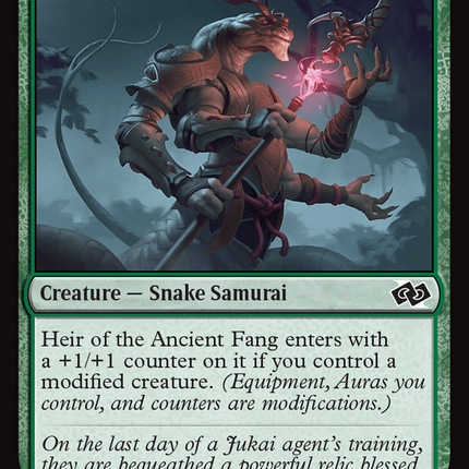 Heir of the Ancient Fang [Foundations Jumpstart] Foil