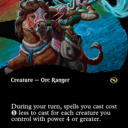 Temur Battlecrier (Borderless) [Tarkir: Dragonstorm] Foil